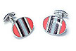 Red Enameled Stripes