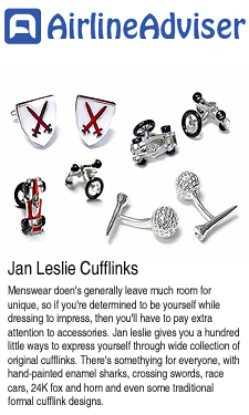 Jan Leslie Cufflinks as seen ion Airline Advisor wwebsite