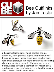 Jan Leslie Cufflinks as seen on CubeMe