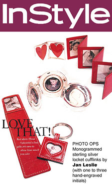 Jan Leslie Round Locket Cufflinks - as seen in InStyle