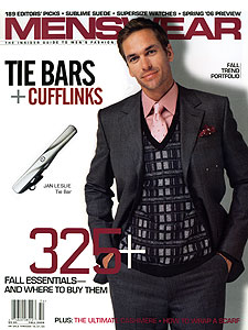 Jan Leslie Tie Bar - as seen in Menswear magazine